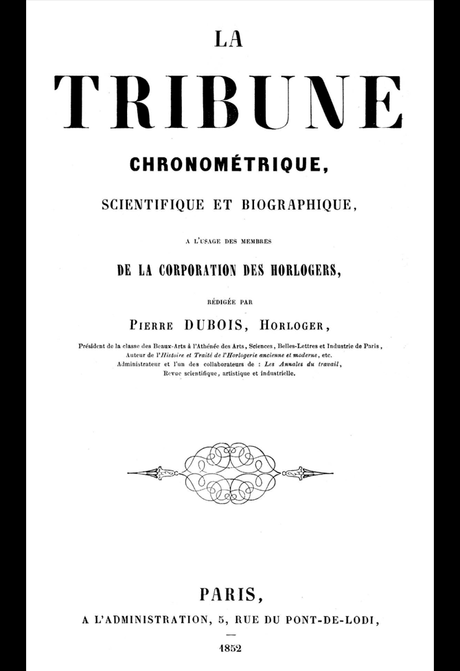 La Tribune Chronométrique