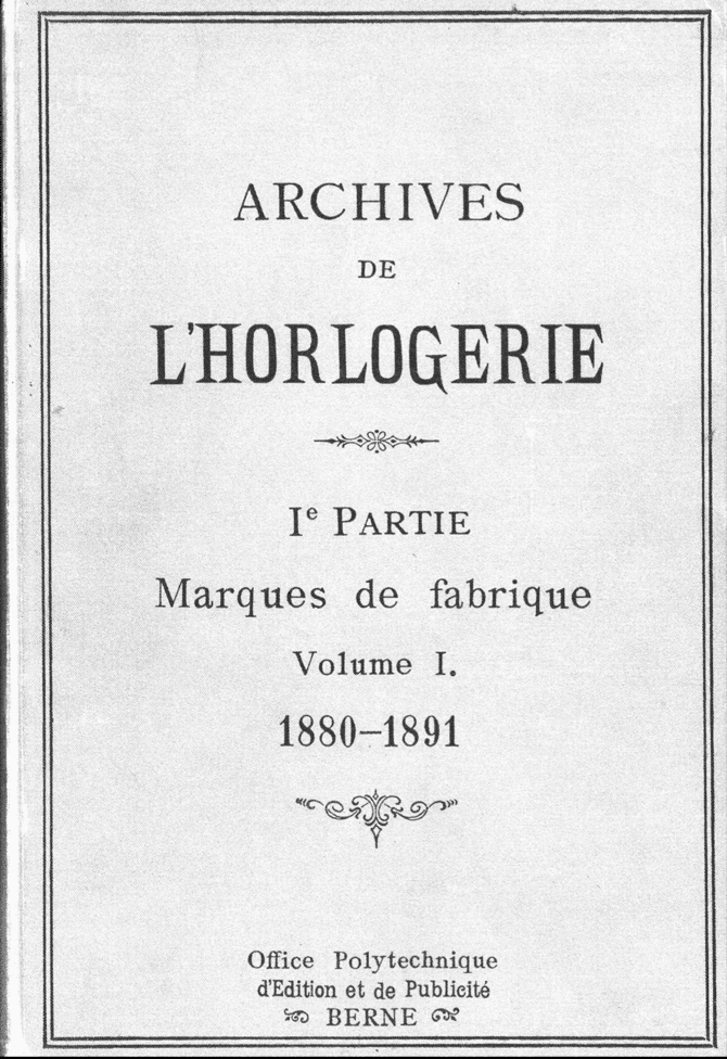 Archives de l'horlogerie